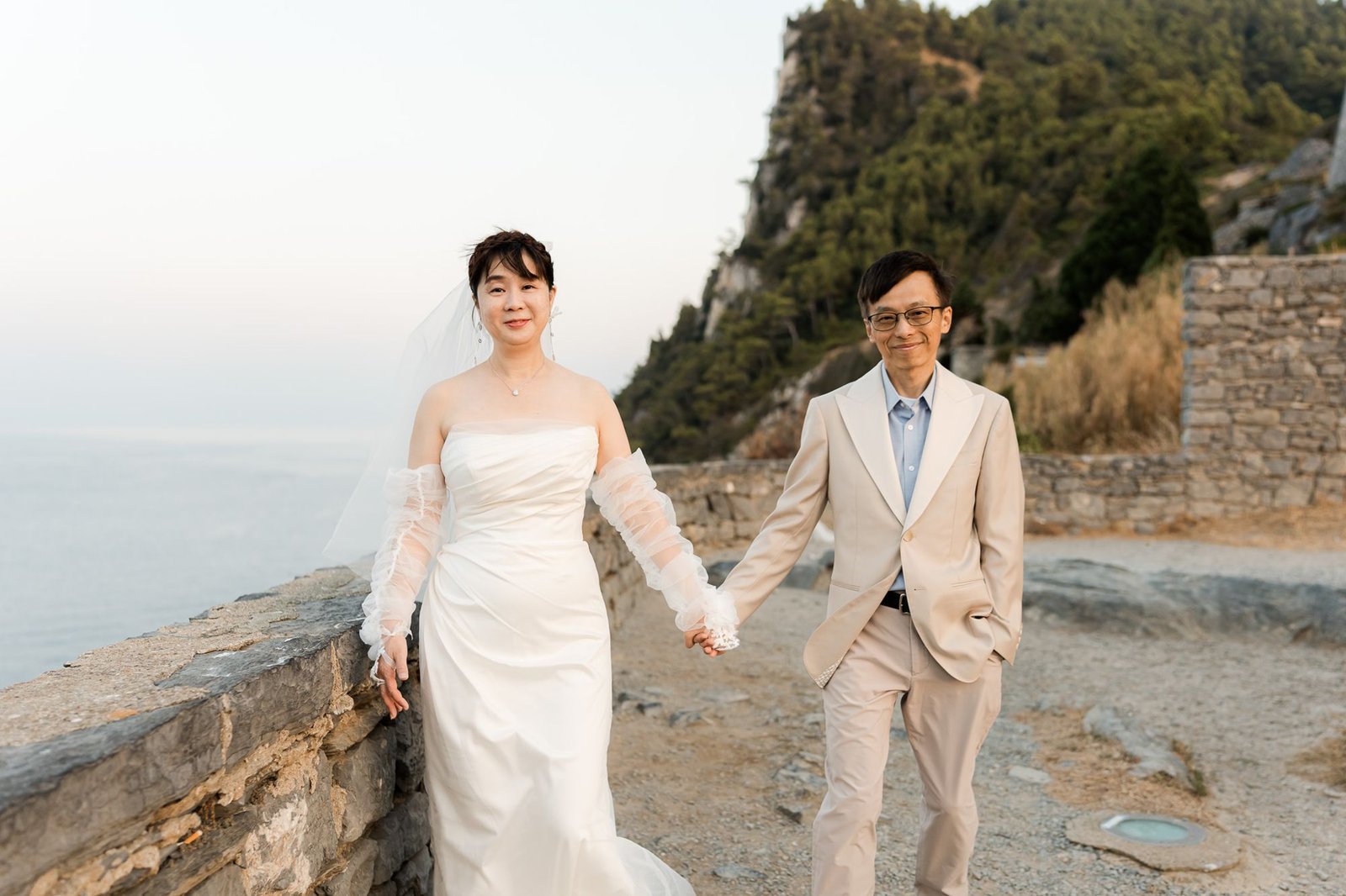 Pre-wedding photoshoot in Portovenere, Italy