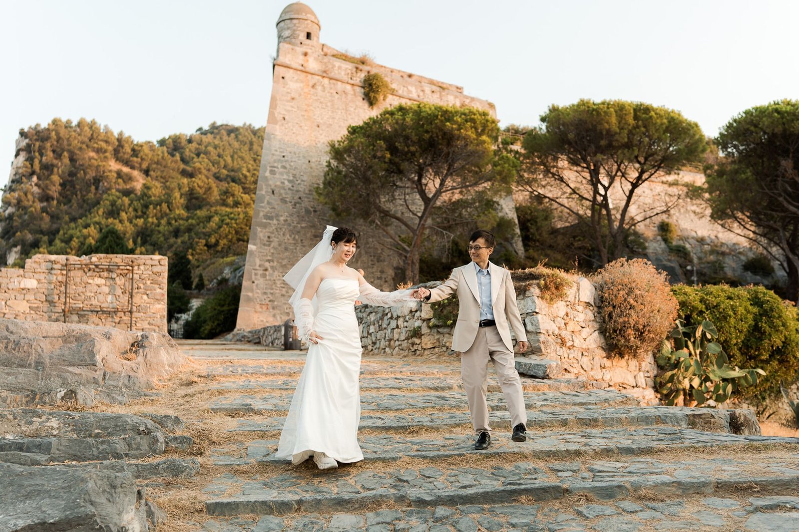 Pre-wedding photoshoot in Portovenere, Italy