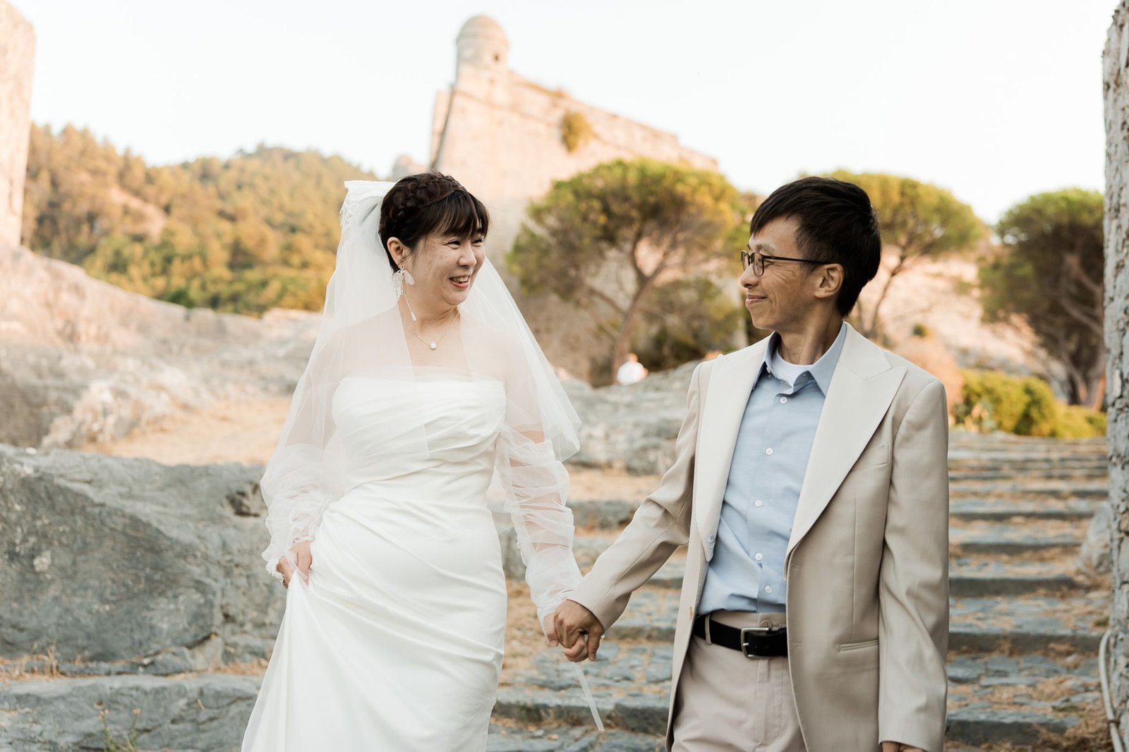 Pre-wedding photoshoot in Portovenere, Italy