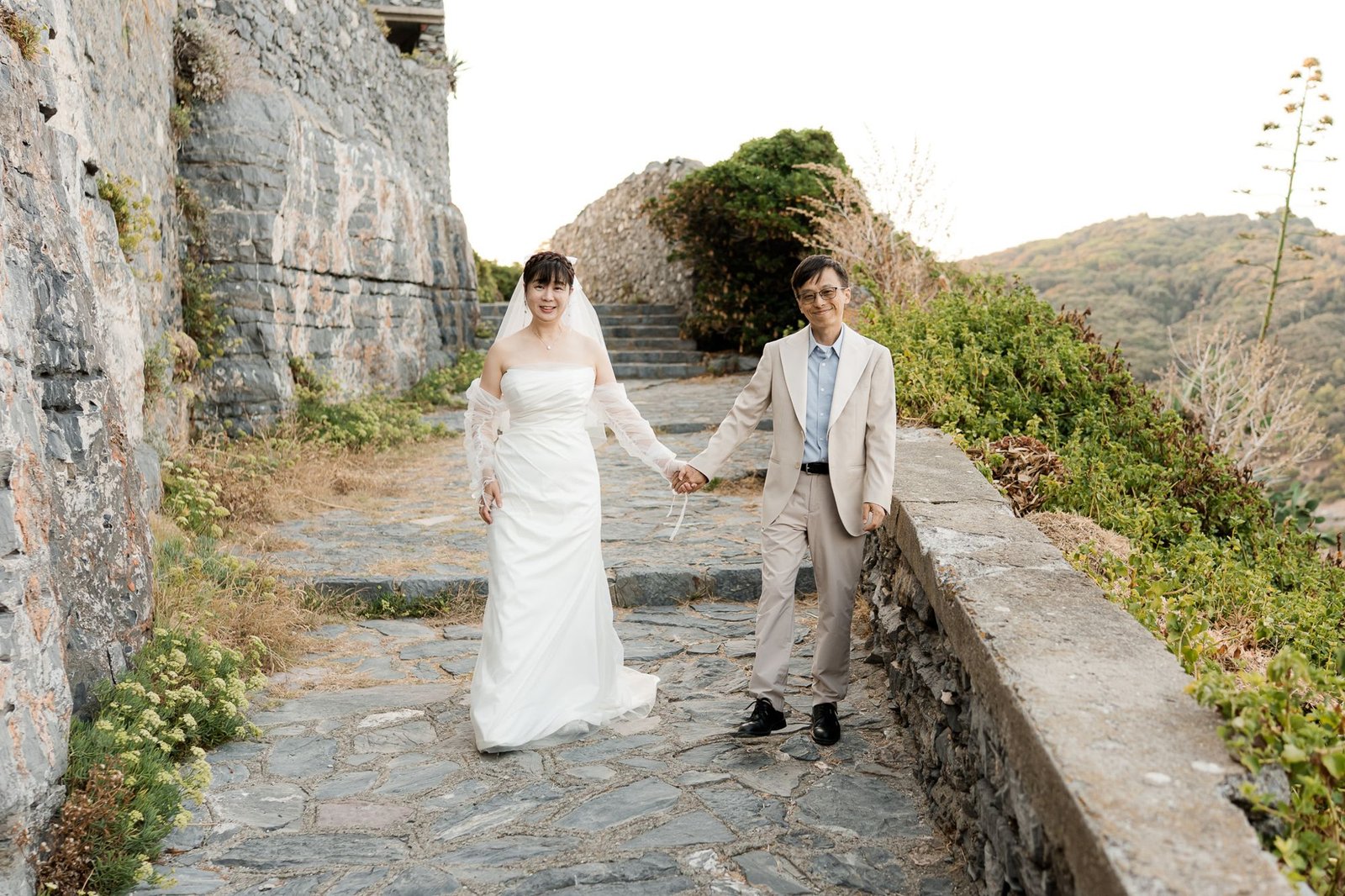 Pre-wedding photoshoot in Portovenere, Italy