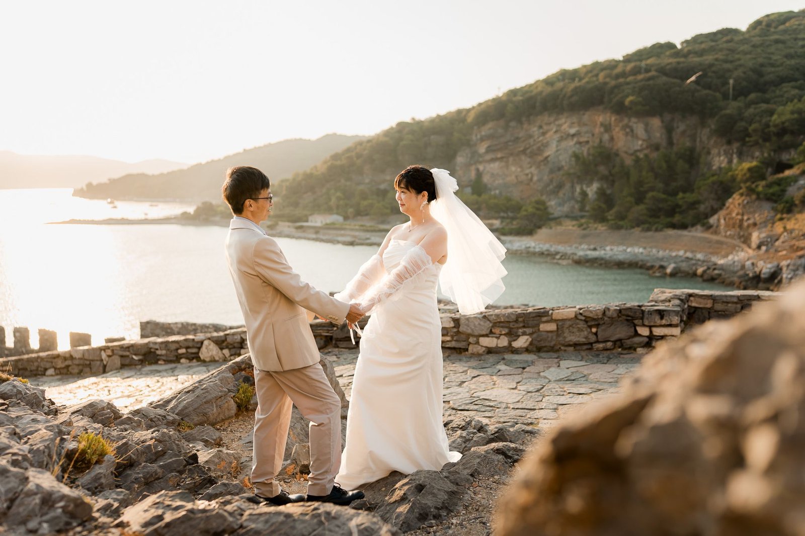 Pre-wedding photoshoot in Portovenere, Italy