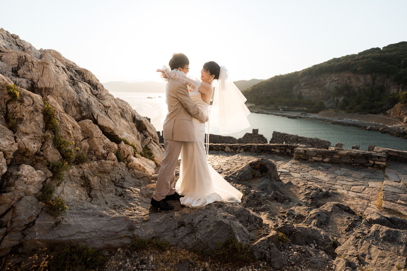 Pre-wedding photoshoot in Portovenere, Italy