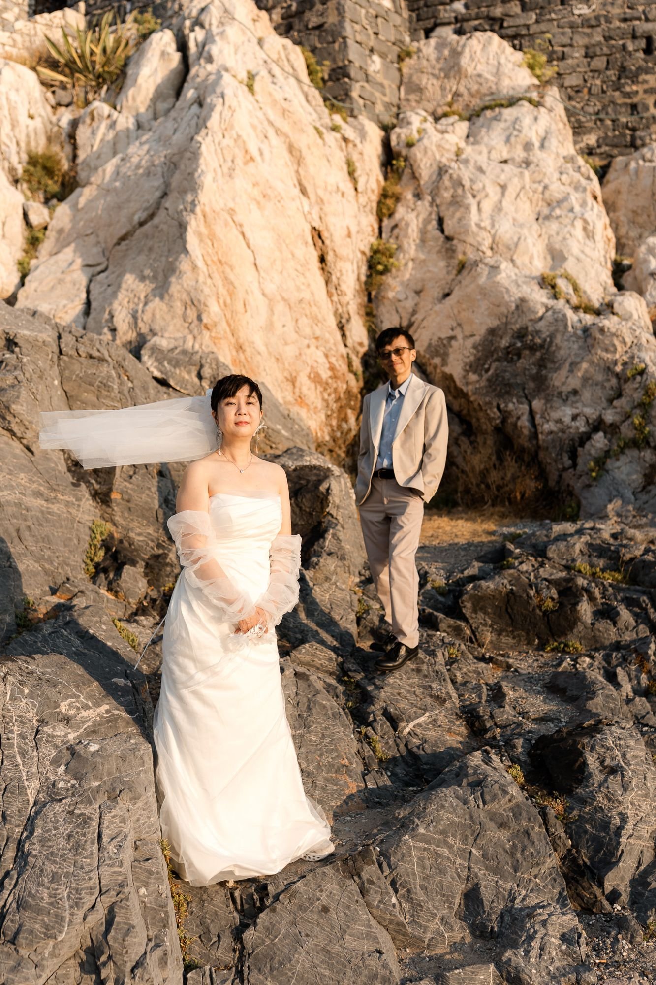 Pre-wedding photoshoot in Portovenere, Italy