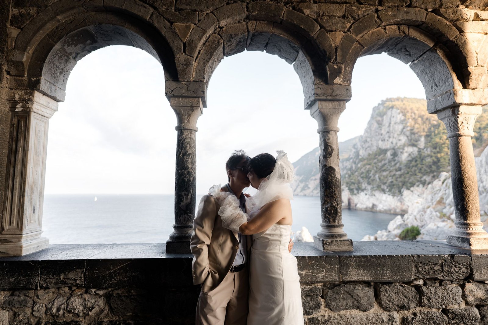 Pre-wedding photoshoot in Portovenere, Italy