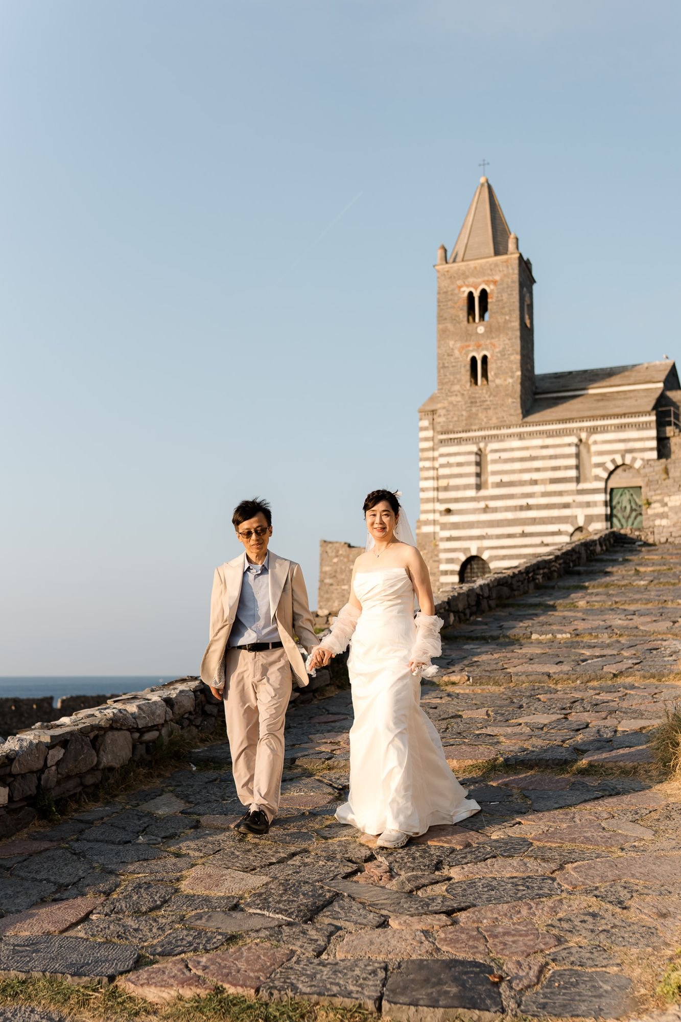 Pre-wedding photoshoot in Portovenere, Italy