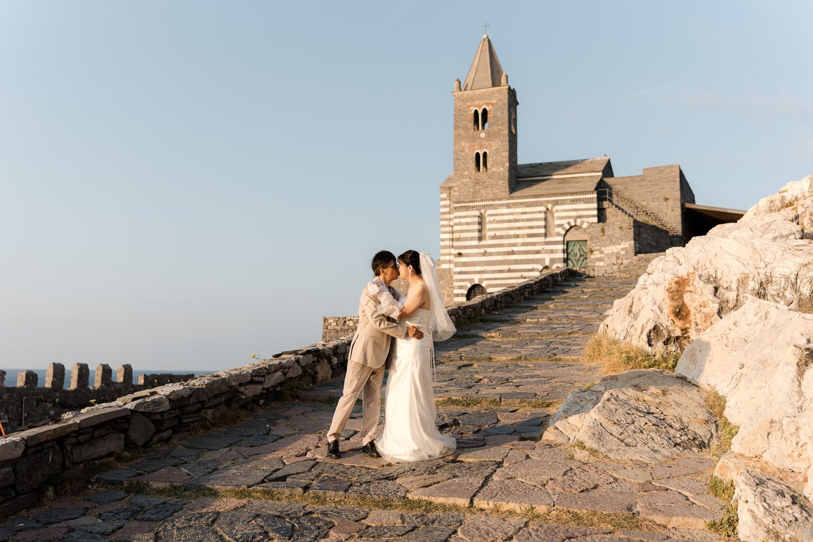 Pre-wedding photoshoot in Portovenere, Italy