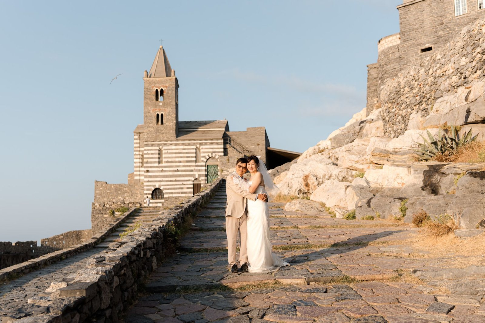 Pre-wedding photoshoot in Portovenere, Italy