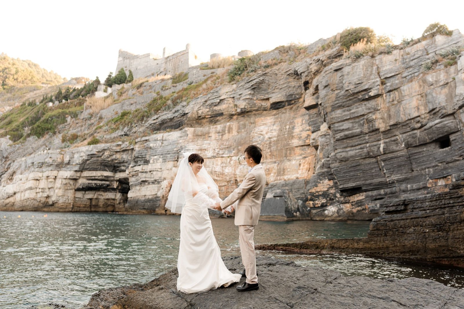 Pre-wedding photoshoot in Portovenere, Italy