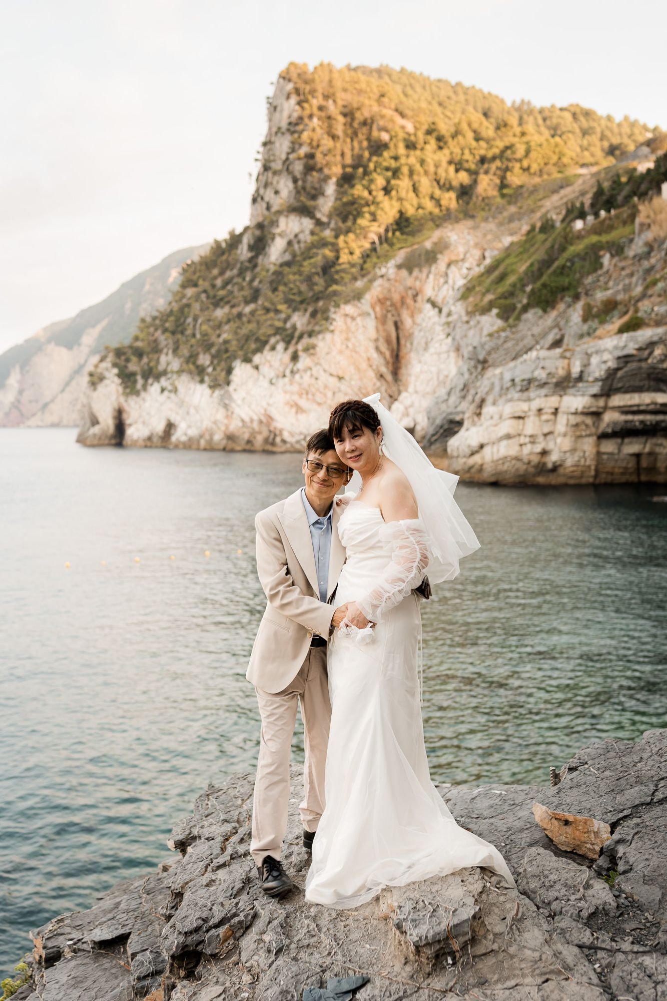 Pre-wedding photoshoot in Portovenere, Italy