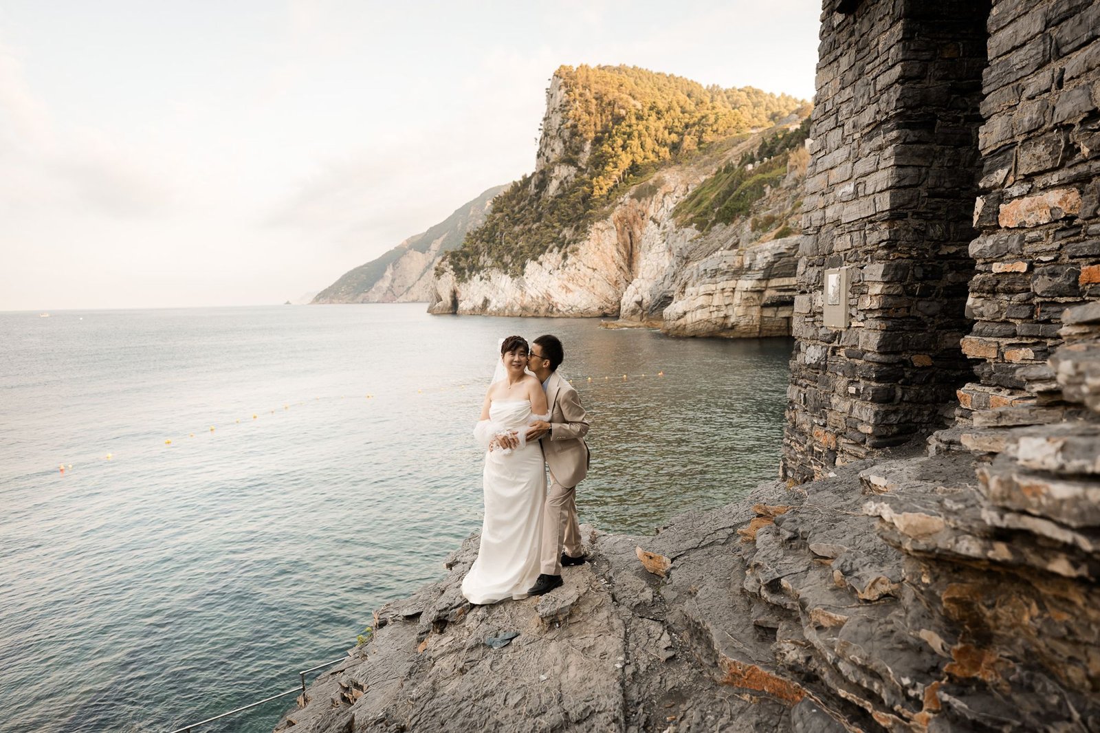 Pre-wedding photoshoot in Portovenere, Italy