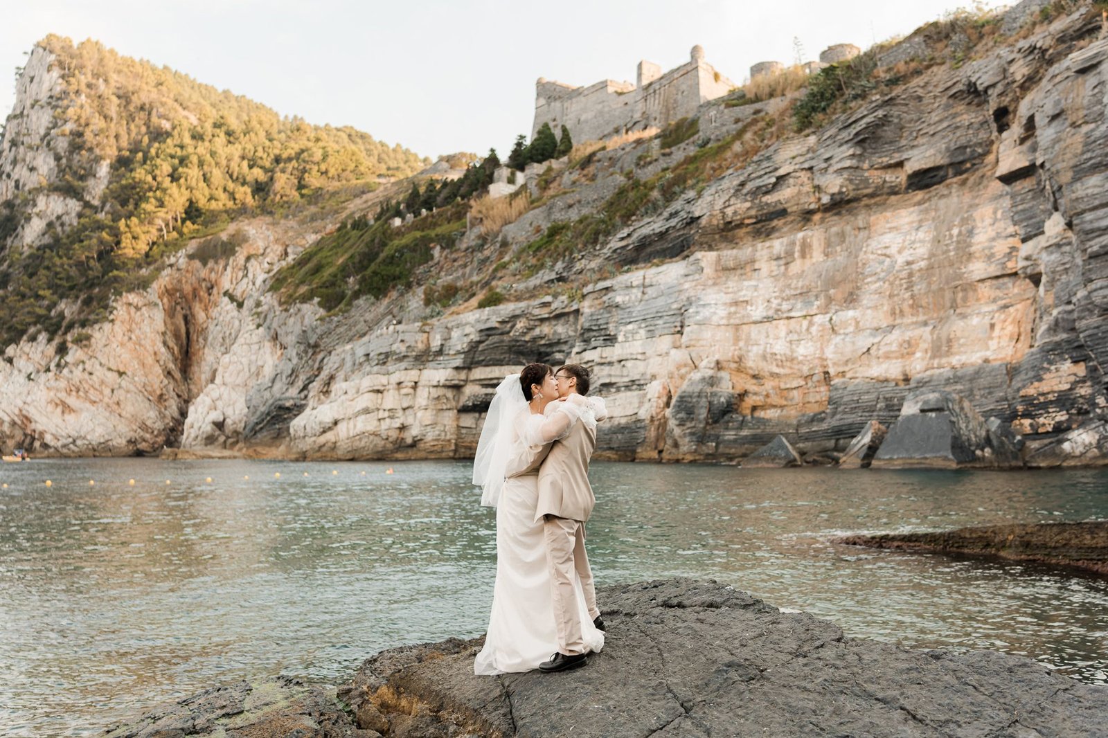 Pre-wedding photoshoot in Portovenere, Italy