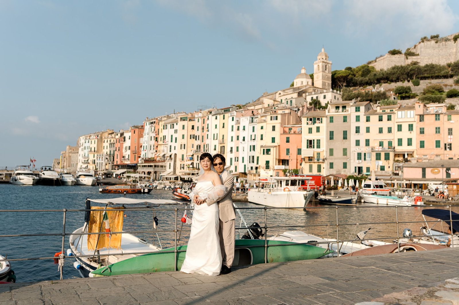 Pre-wedding photoshoot in Portovenere, Italy