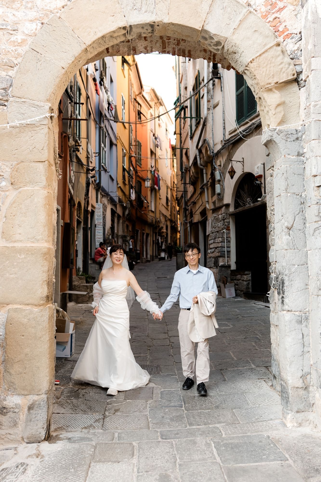 Pre-wedding photoshoot in Portovenere, Italy
