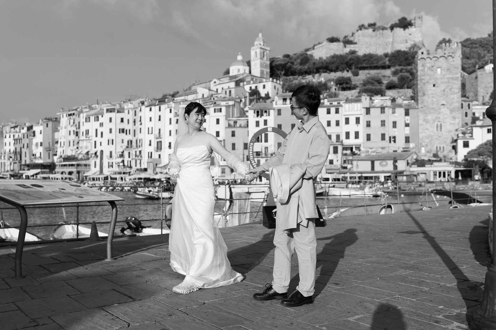 Pre-wedding photoshoot in Portovenere, Italy